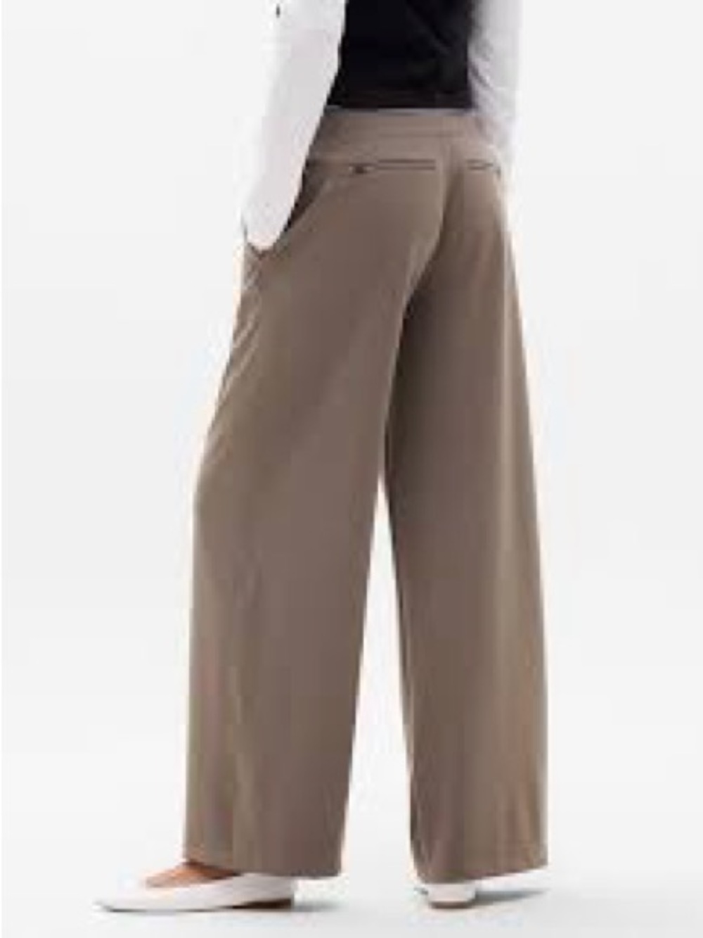 Athleta Venice Wide-Leg High-Waist Split Hem Pants Women's 2X